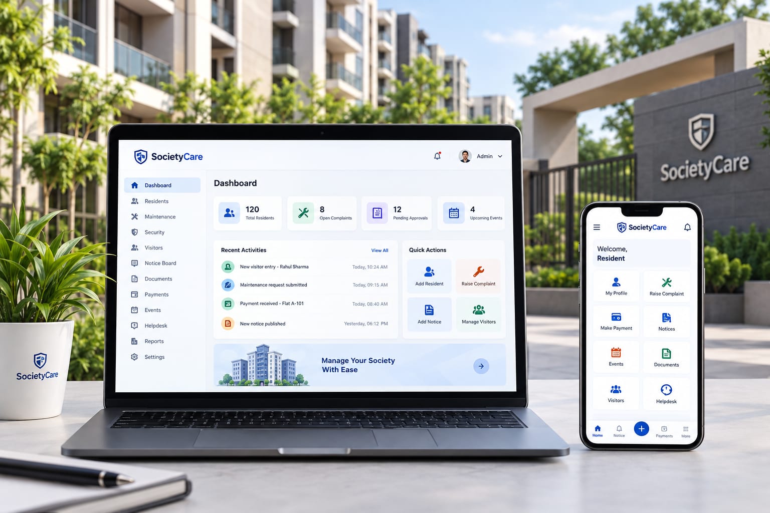 SocietyCare Dashboard